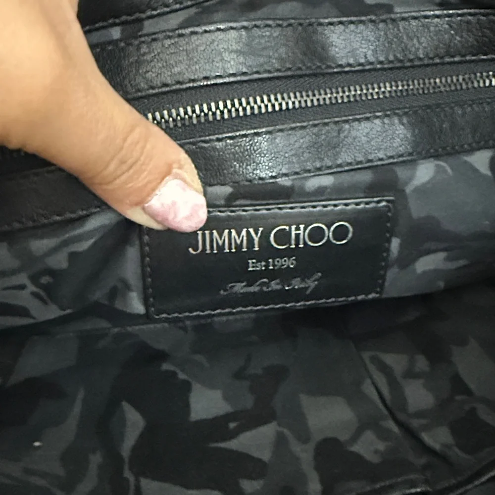 Preloved Jimmy Choo star studded bag. Men/ women clutch, wristlet, tablet bag - Picture 6 of 12